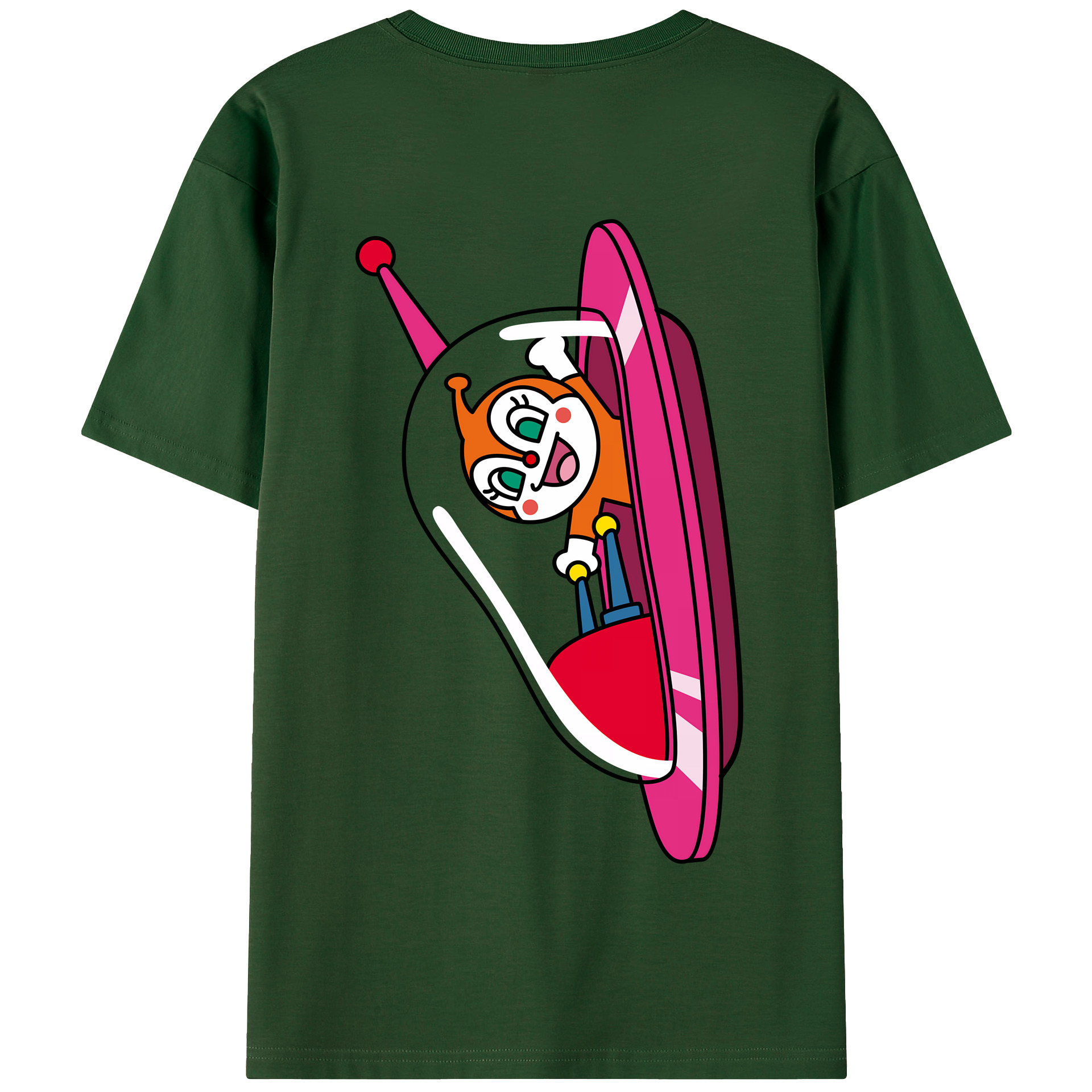 （画像用） アンパンマン Anpanman 綿100％半袖Tシャツ（背面プリント）